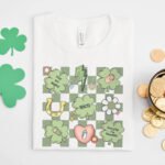 Checkered NICU St Patrick's Day T-Shirt