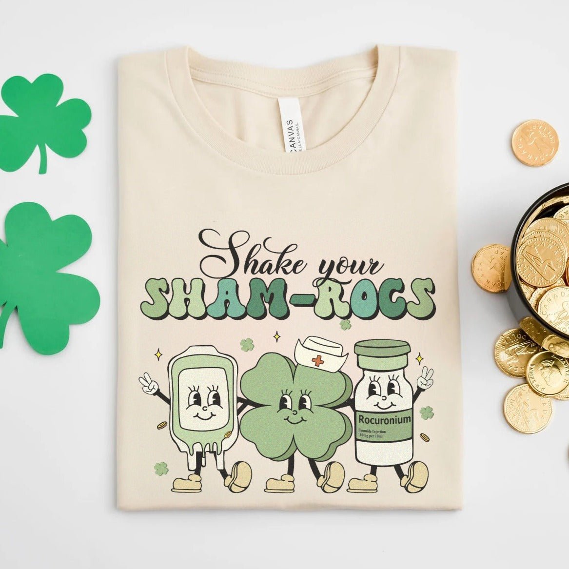 shakeyourshamrocsnatural Shake Your Sham-Rocs T-Shirt - Image 1